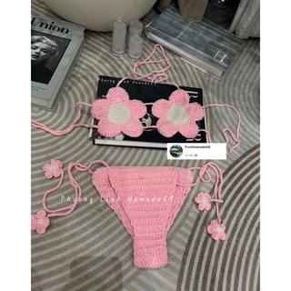 Set bikini len hoa ngực dành cho nữ