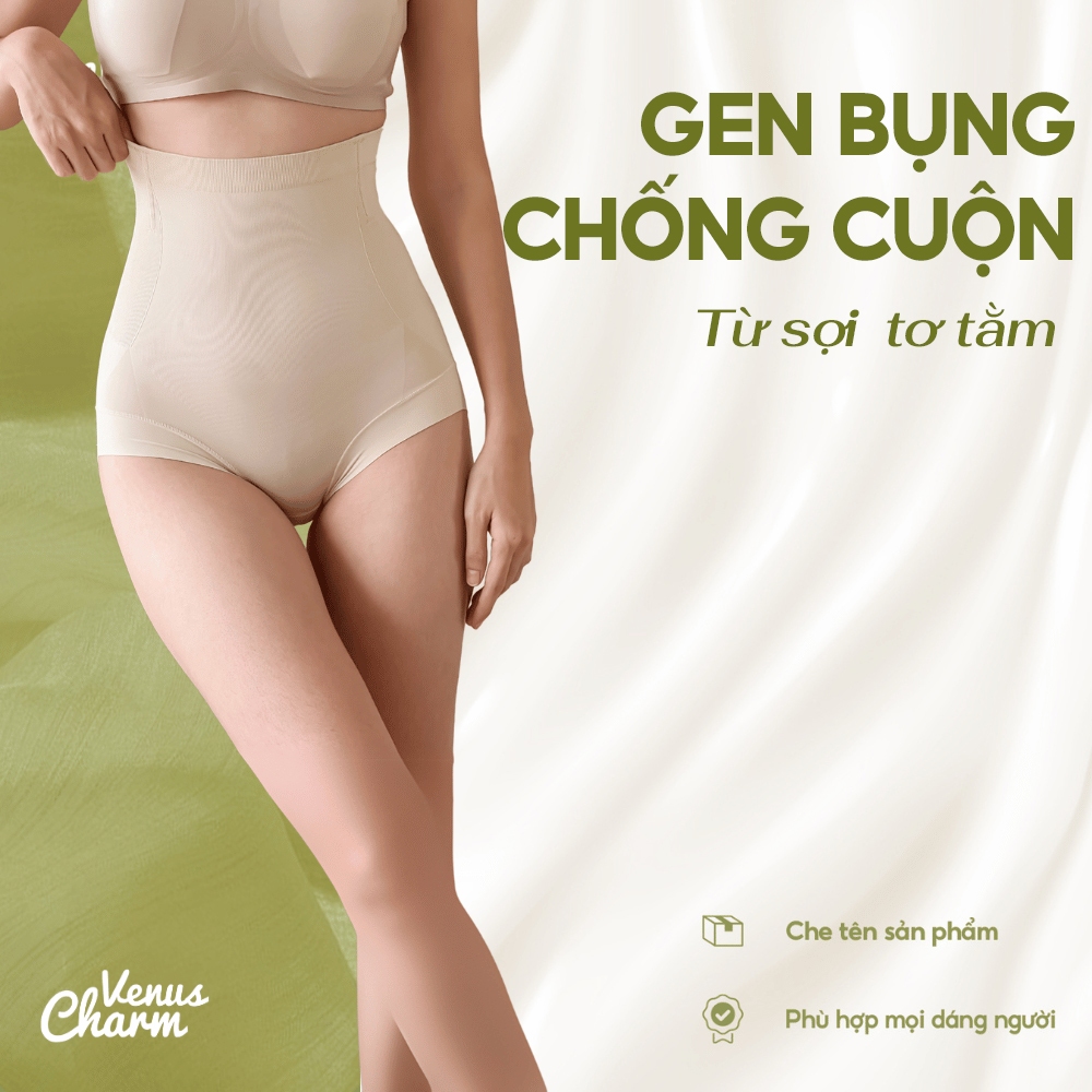 Ảnh Quần gen bụng Venus Charm chất liệu cotton 4 xương gen mỡ bụng tạo đường cong eo 18144 1