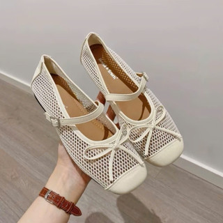 (LÙI 1 SZ) Giày nữ, giày búp bê chất lưới nhẹ lên chân cực thoáng chân dáng bassic  xinh đón hè 115