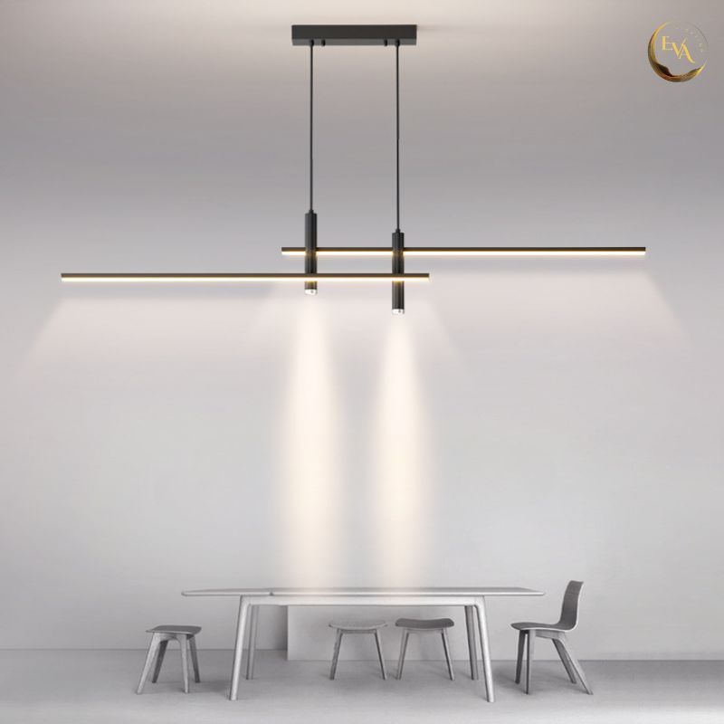Đèn thả bàn ăn EVA BD004 LED 3 màu ánh sáng trang trí phòng khách, phòng ăn, quán cafe, nhà hàng bảo hành 24 tháng