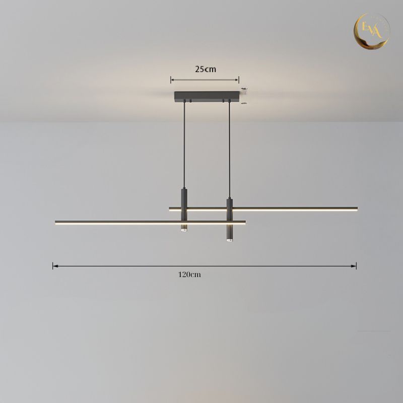 Đèn thả bàn ăn EVA BD004 LED 3 màu ánh sáng trang trí phòng khách, phòng ăn, quán cafe, nhà hàng bảo hành 24 tháng