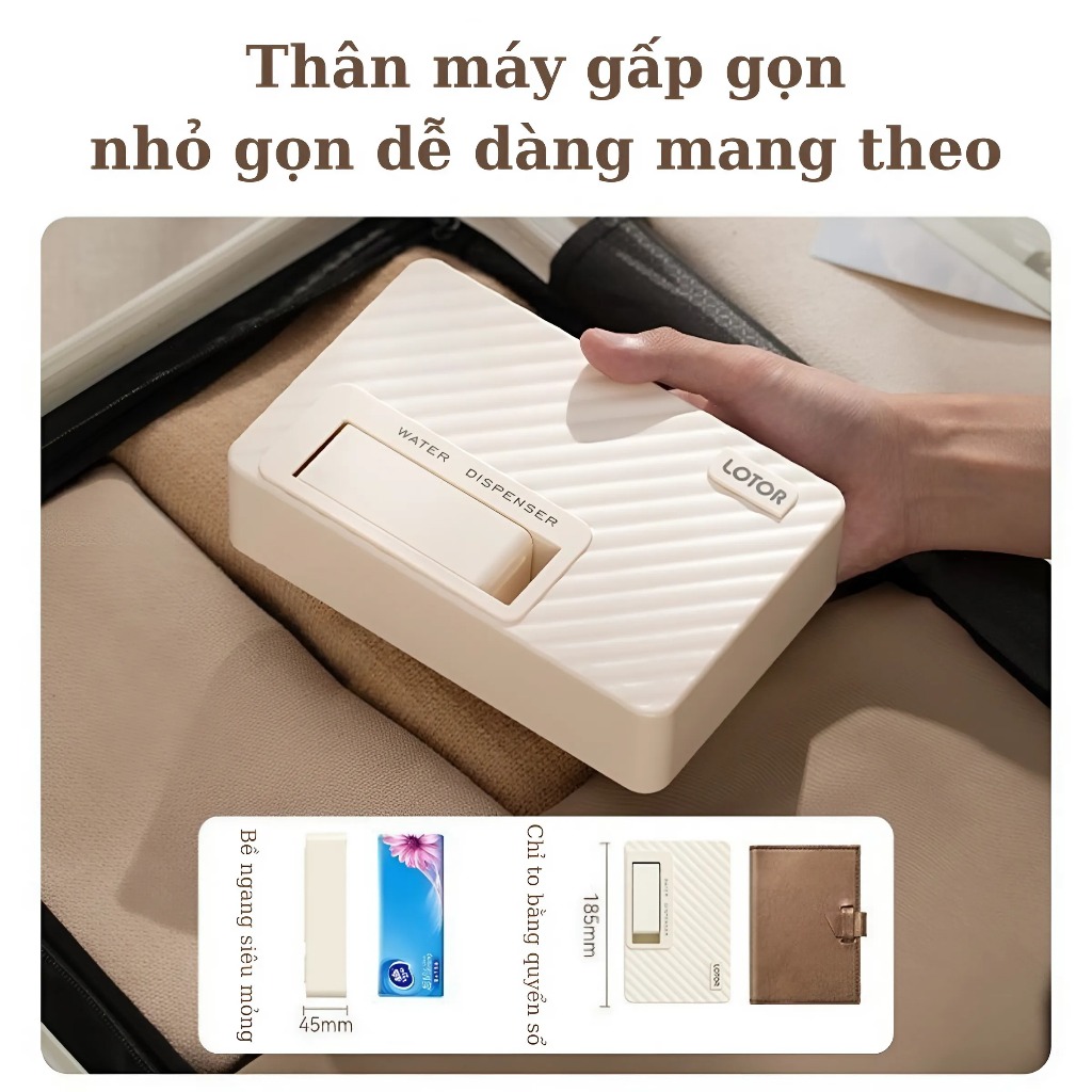 Máy nóng nước tức thời 7 chế độ nhiệt, máy nóng nước mini để bàn, bảo hành 6 tháng, nhỏ gọn tiện lợi pha sữa, pha trà