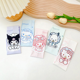 Găng Tay Chống Nắng Sanrio Kuromi/ Melody/ Hello Kitty Chất Liệu Vải Lụa Lạnh Mỏng Co Giãn Thoáng Khí Mùa Hè Cho Trẻ