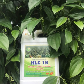4 Can HLC16 Phân bón Hữu Cơ Cao cấp đa, trung, vi lượng - Phân bón lá, kích mầm, dưỡng trái cho cây ăn quả. can 5 L