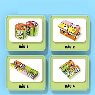 Set 5 khối Đồ chơi rubik khối lập phương ma thuật panda magic cube thế hệ mới