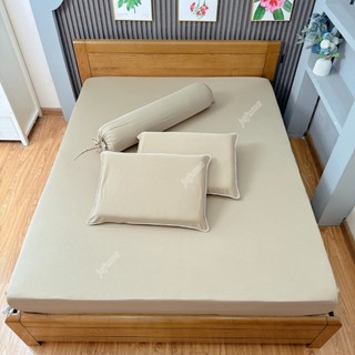Bộ 4 món ga gối thun lạnh Ý JAFUMA |grap giường bo chun 4 món thun lạnh 1m, 1m2, 1m4, 1m6, 1m8, 2m2