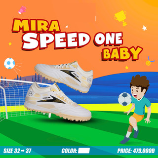 Giày Bóng Đá Trẻ Em, Giày Mira Speed One ( Tặng Tất dệt kim )