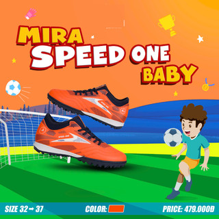 Giày Bóng Đá Trẻ Em, Giày Mira Speed One ( Tặng Tất dệt kim )