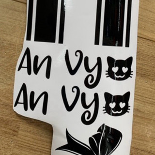 tem dán decal chữ ký dán xe theo yêu cầu