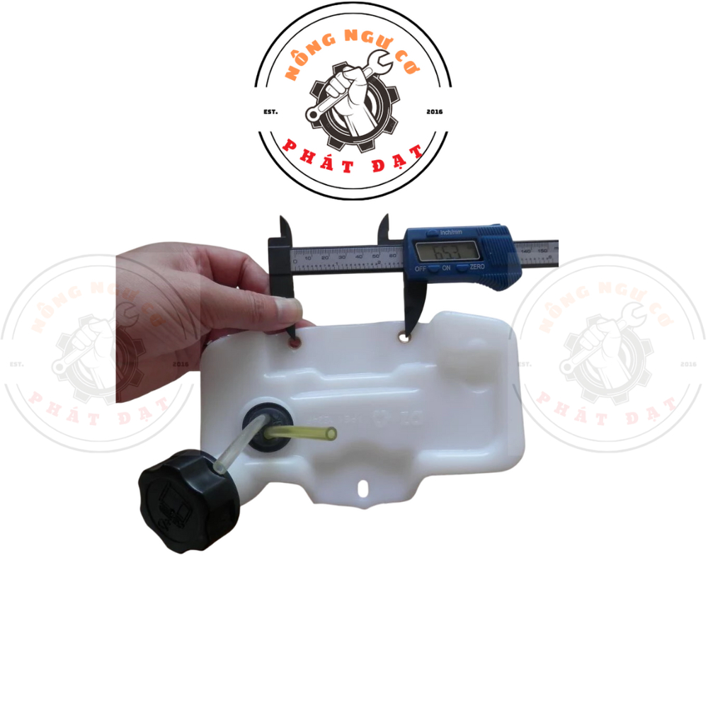Bình xăng lớn máy cắt cỏ KOMATSU 260, nhựa nguyên sinh dày, bền, chắc chắn, tặng kèm bộ dây lọc xăng
