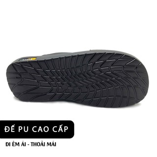 Dép Da Nam Đế Nâng 4CM IGU_M726,Dép Quai Ngang Trung Niên Nhẹ,Êm,Bền...Bảo Hành 6 Tháng.