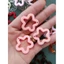 10 cái 30mm màu pastel hình ngôi sao, mặt dây chuyền ngôi sao DIY