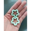 10 cái 30mm màu pastel hình ngôi sao, mặt dây chuyền ngôi sao DIY