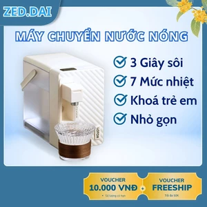 Máy Nóng Nước Tức Thời 7 Chế Độ Nhiệt, Làm Nóng Nhanh 3 Giây, Pha Sữa Trà, An Toàn, Nhỏ Gọn Tiện Lợi