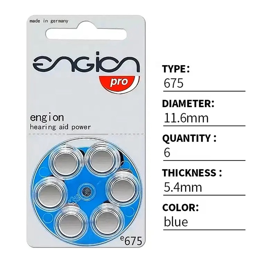 Pin Máy Trợ Thính ENGION Mã 675 PR44 Sản xuất tại Đức HÀNG CHÍNH HÃNG ...