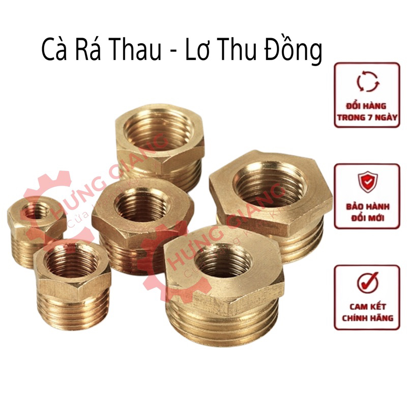10 Cà Rá Thau - Lơ Thu Đồng, Nối Ren Trong Ren Ngoài Đủ Cỡ