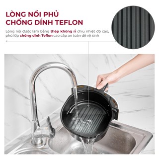Nồi Chiên Mini  FUJIHOME A3 – Gọn Nhẹ, Không Dầu, Ăn Ngon Khỏe - Bảo hành 24 tháng