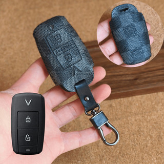 Bao Da Chìa Khóa VinFast VF3 Đa Sắc Màu - Da Bền Đẹp-Bọc Da Chìa Khóa Xe VinFast VF3 (VF3)