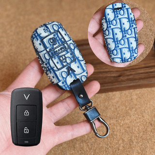 Bao Da Chìa Khóa VinFast VF3 Đa Sắc Màu - Da Bền Đẹp-Bọc Da Chìa Khóa Xe VinFast VF3 (VF3)