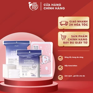 Bông Tẩy Trang LMLTOP Makeup Cotton 3 Lớp Dày Dặn Làm Sạch Da