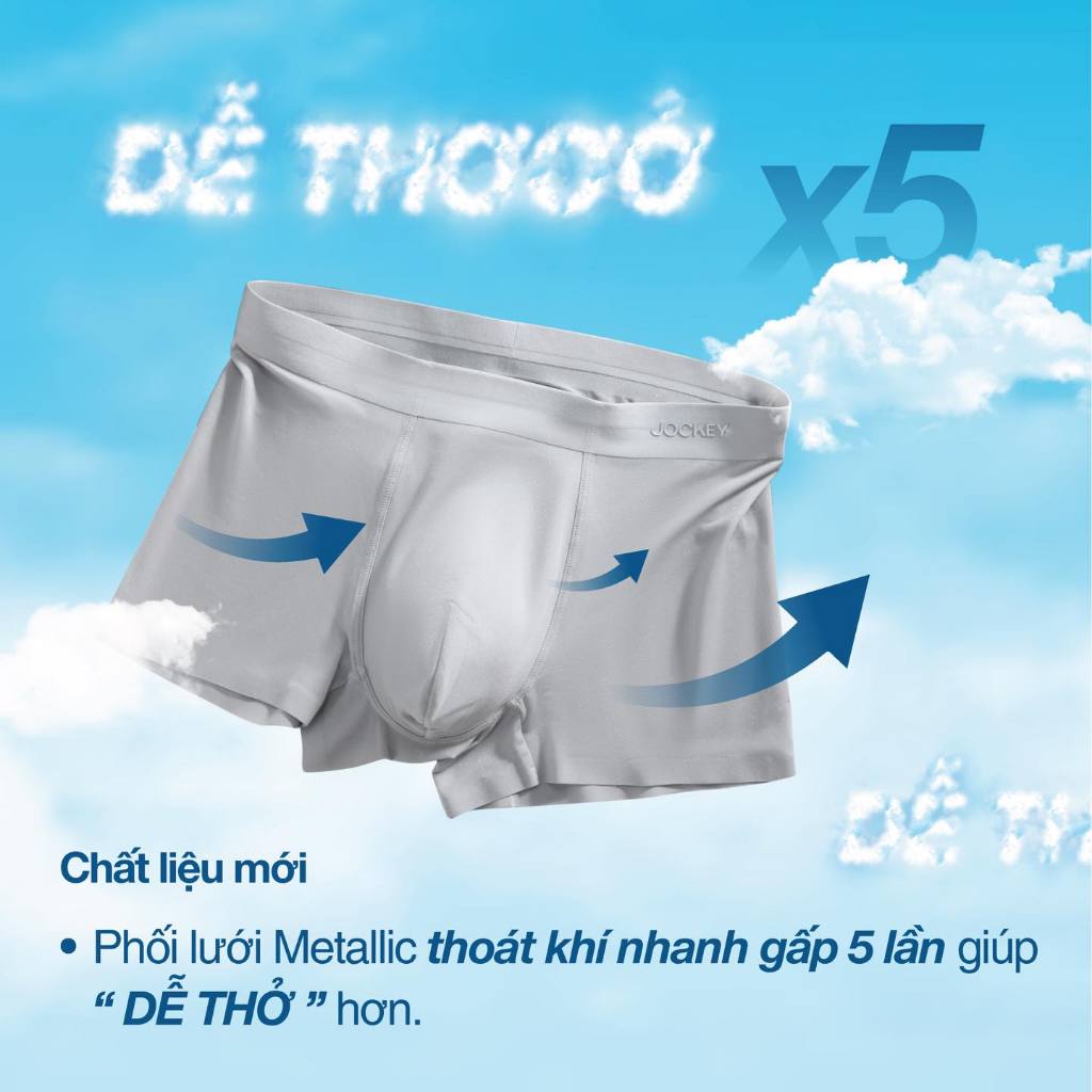 Ảnh Combo 3 Quần lót Nam Jockey Trunk không đường may - J4057 2