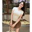 Áo Thun Nữ Cotton Cộc Tay Mịn Mát Ôm Body Bigsize_Mặc là xinh 402