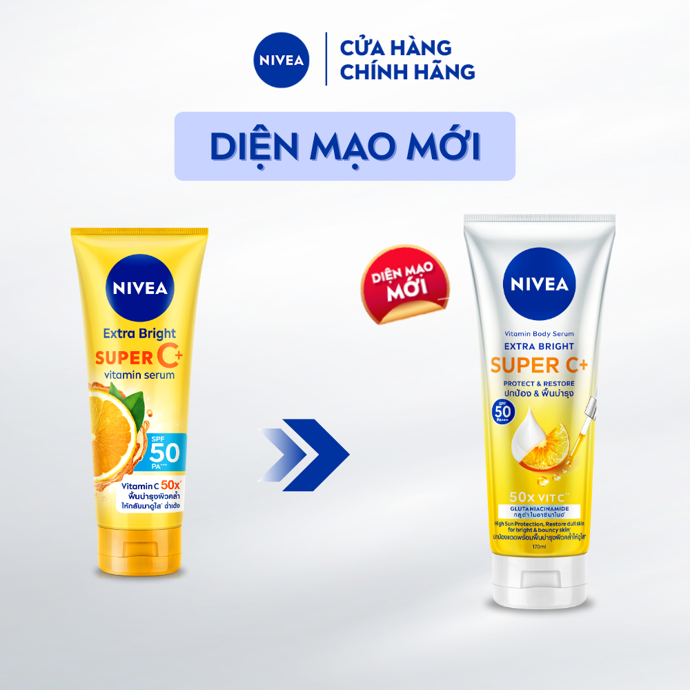 Ảnh Serum Dưỡng Thể & Chống Nắng SPF50 PA+++ NIVEA Vitamin Super C+ (170 ml) - 98448 2