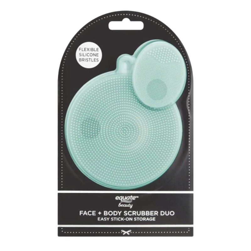 (Sale) Set 2 pad silicon rửa mặt và tắm body (tẩy da chết) EquateBeauty*