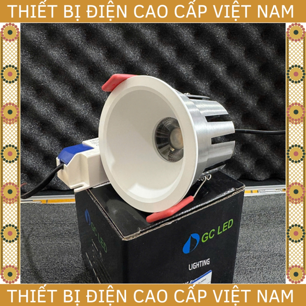 [NEW] Đèn âm trần Spotlight góc chiếu rọi rộng 55 độ chống chói, GC LED ...