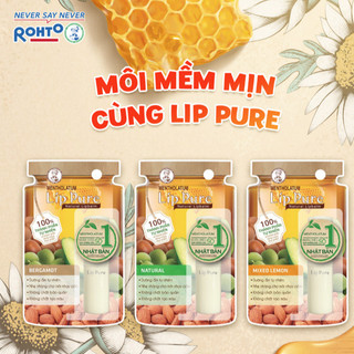 Son Dưỡng Môi Mentholatum Lip Pure Natural Lipbalm (3.9g)