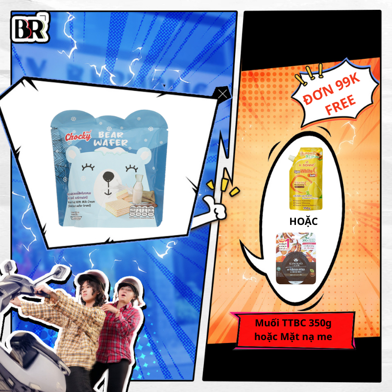 Ảnh Bánh Xốp Chocky Bear 20g 2