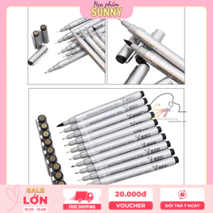 Bút Line Đi Nét Kháng Nước Cao Cấp Superior Full Size – Bút Vẽ, Phác Thảo Chuyên Nghiệp