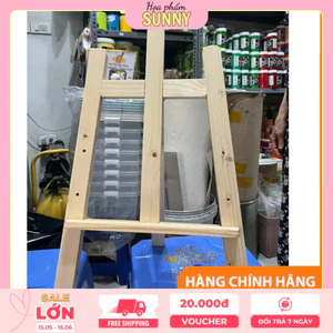 Giá Vẽ Gỗ Mini 60cm Kèm Bảng Kê – Phù Hợp Vẽ Tranh Số Hóa, Cho Bé Ngồi Vẽ, Học Vẽ Tại Nhà