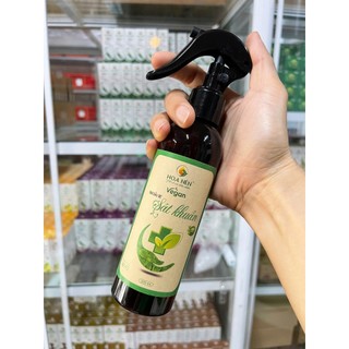 Tinh dầu Xịt Khử Kh.uẩn 200ml - Tinh dầu Hoa Nén - Vegan - theo công thức WHO dịu nhẹ da tay