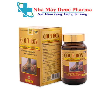 GOUT ROX thảo dược giảm acid uric, giảm gút, giảm sưng đau khớp - 50 viên [GOUT ROX]