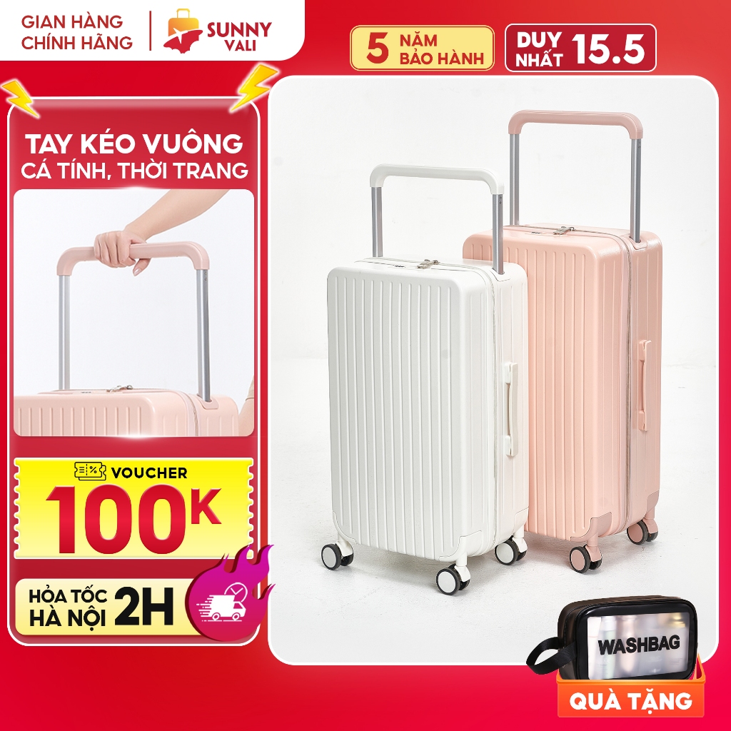 Ảnh Vali kéo du lịch SUNNY LUNA chính hãng size 20-24, xách tay-kí gửi hạn chế va đập 1