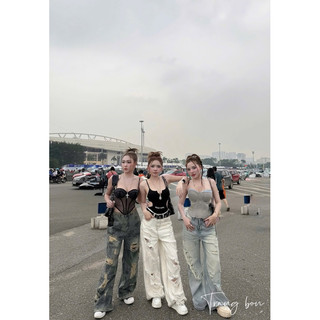 Áo bodysuit hai dây khoét eo siu tôn dáng