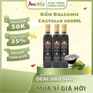 Dấm đen Balsamic hiệu Casello chai 500ml