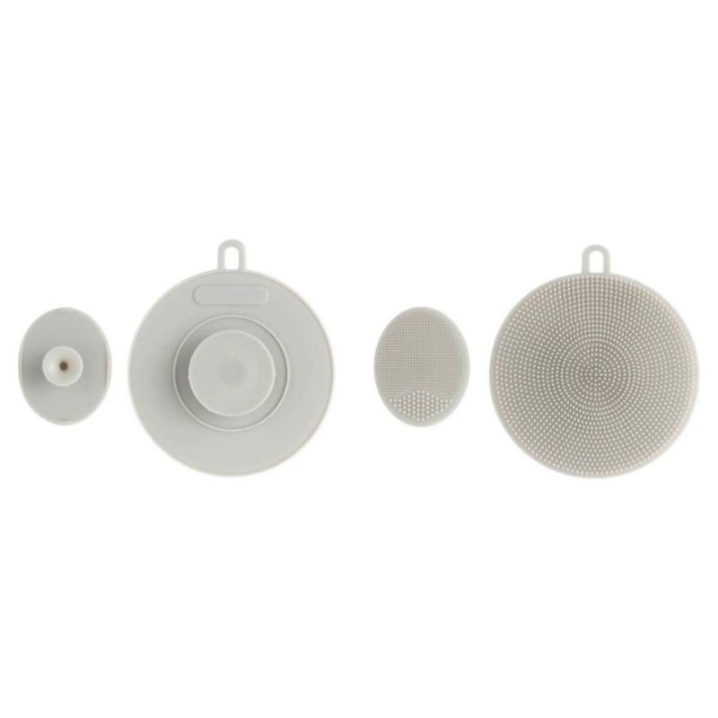 (Sale) Set 2 pad silicon rửa mặt và tắm body (tẩy da chết) EquateBeauty*