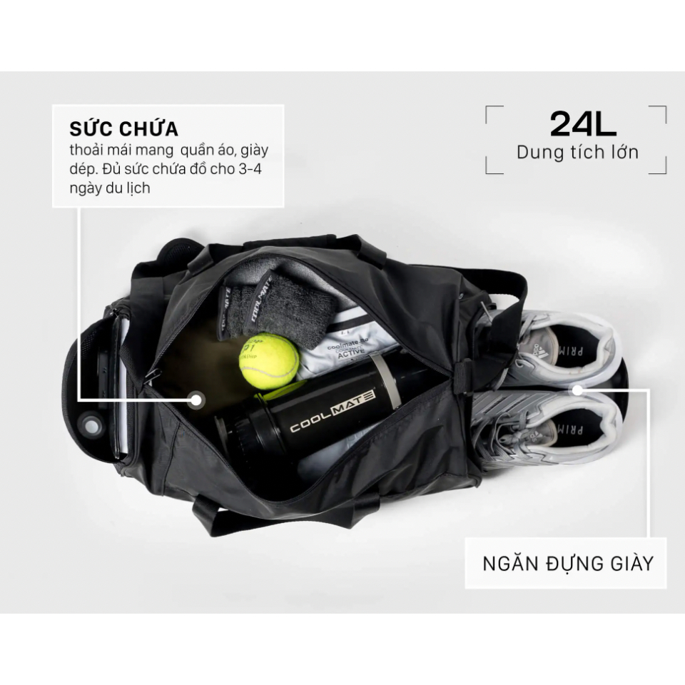 [MUA 4 GIẢM 20%]Túi trống Gym Coolmate