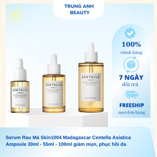 Serum Rau Má Skin1004 Madagascar Centella Asiatica Ampoule 30ml - 55ml - 100ml giảm mụn, phục hồi da