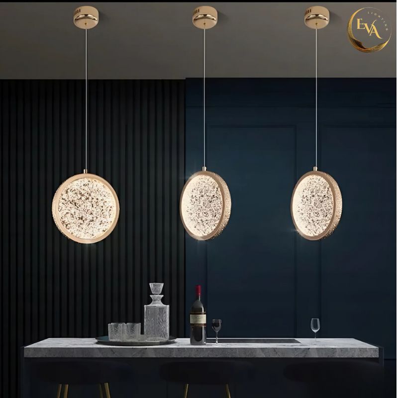 Đèn thả thủy tinh EVA MC-02 kiểu dáng hiện đại trang trí phòng khách, phòng ngủ, cầu thang, quán cafe bảo hành 12 tháng