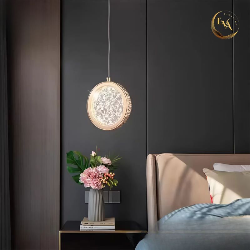 Đèn thả thủy tinh EVA MC-02 kiểu dáng hiện đại trang trí phòng khách, phòng ngủ, cầu thang, quán cafe bảo hành 12 tháng