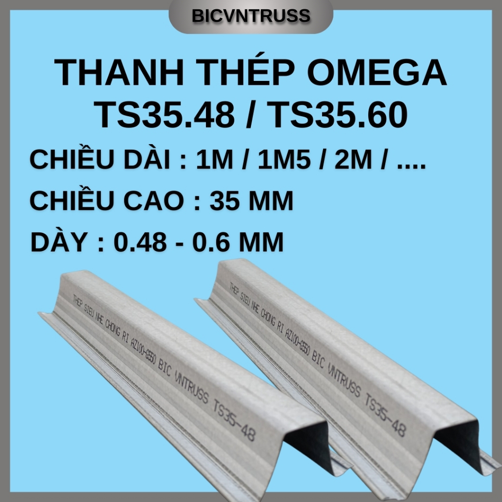 Li tô TS35.48 / TS35.60 (Rui Mè Lợp Ngói ) BICVNTRUSS Thép Mạ Hợp Kim ...