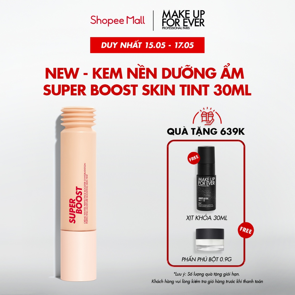 Ảnh MỚI - Kem Nền Dưỡng Ẩm SUPER BOOST SKIN TINT 30ml - MAKE UP FOR EVER 1