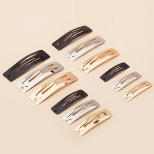 Set phôi kẹp tóc hình chữ nhật 5cm/7cm màu bạc niken - Hodushop phụ kiện handmade