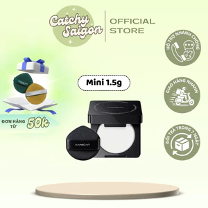 Phấn Phủ Nén Carslan Minisize Kiềm Dầu Chống Nước Mịn Lì, 1.5g