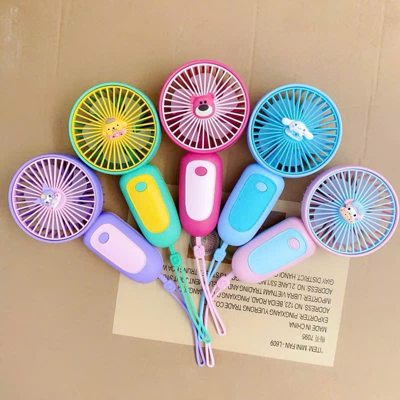 Quạt cầm tay mini sạc điện hình thú cute gió mạnh, quạt tích điện nhỏ gọn  tiện dụng có thể sạc lại | Shopee Việt Nam