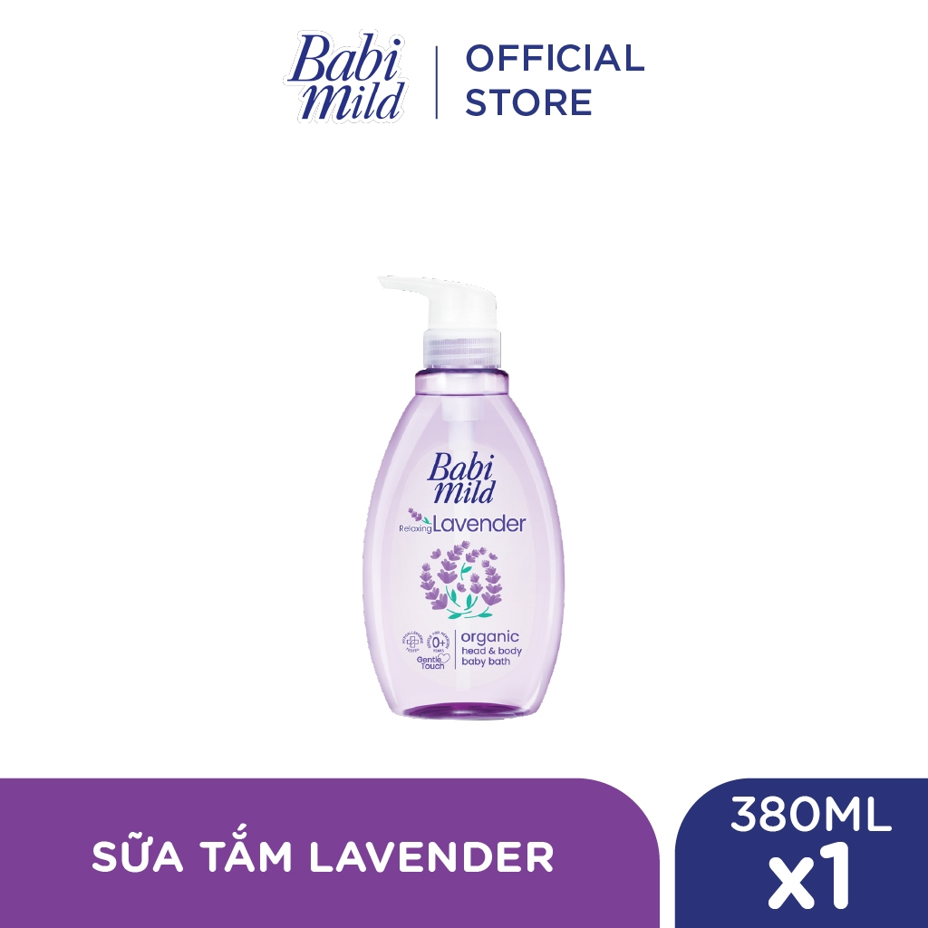 Sữa tắm gội toàn thân cho bé Babi Mild 380ml