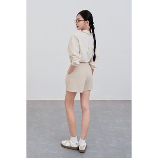 Quần Short Nữ Dáng A Có Cạp Quần Đùi Nữ VIEN TRAN V64S25H004